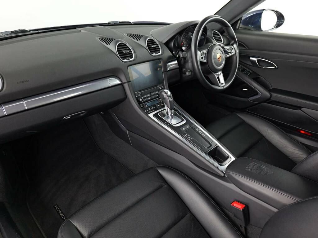 Porsche 718 Cayman Coupe Blue #4