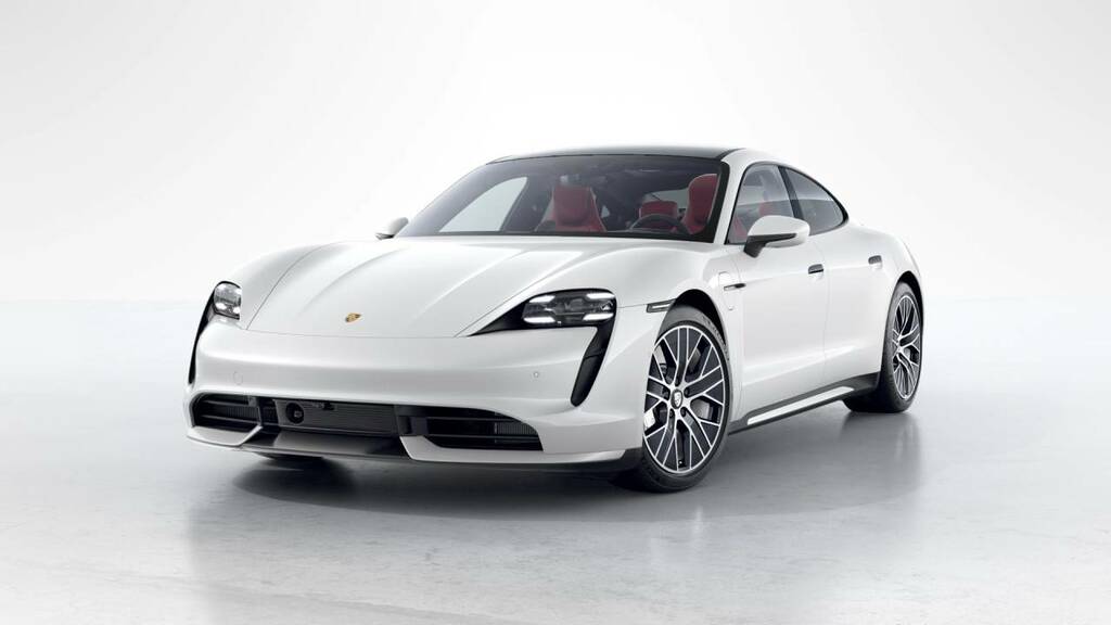Porsche Taycan Turbo My23 White