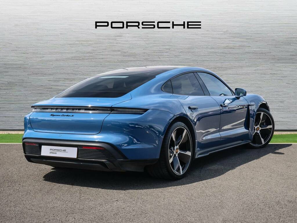 Porsche Taycan Turbo S My23 Blue #3