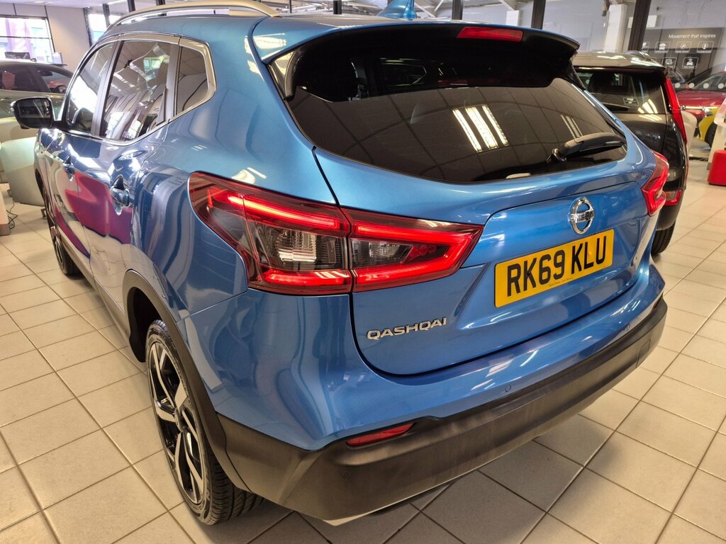 Nissan Qashqai 1.3 Dig-t Tekna Suv Dct Euro 6 S RK69KLU Blue #2
