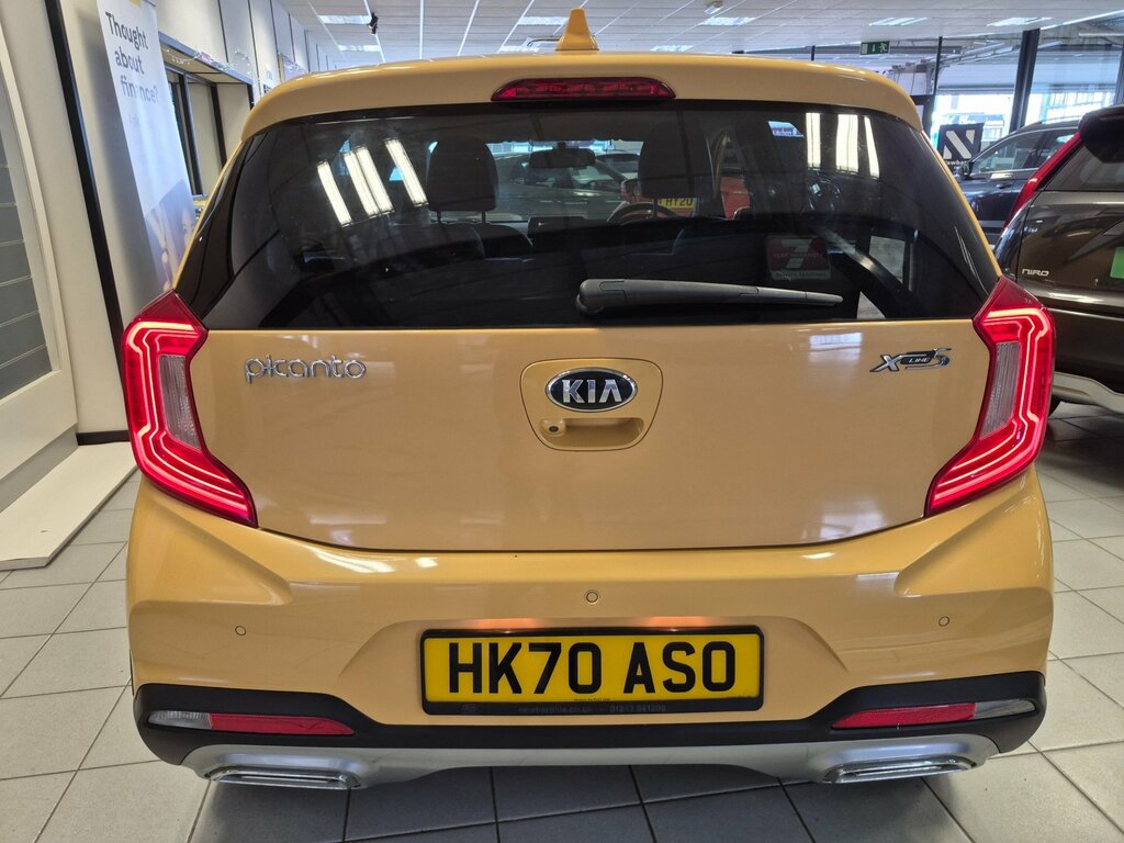 Kia Picanto 1.0 Dpi X-line S Hatchback Amt Euro 6 HK70ASO Yellow #6