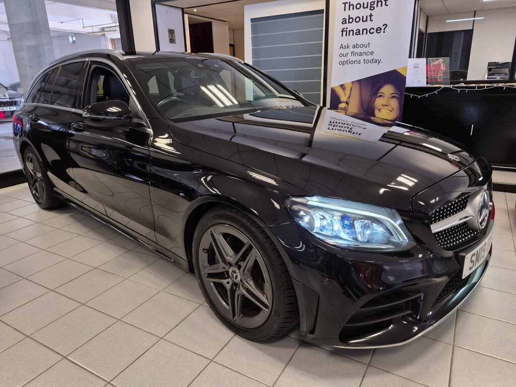 Mercedes-Benz C Class 2.0 C220d Amg Line Premium Estate G-t Black