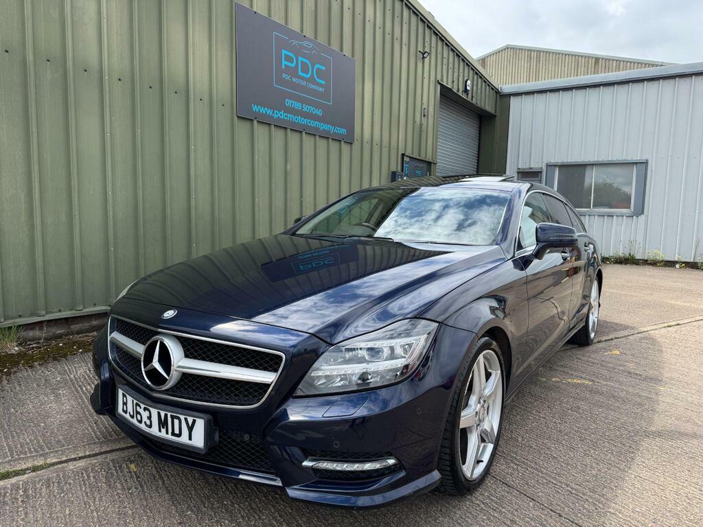 Mercedes-Benz CLS 3.0 Cls350 Cdi V6 Amg Sport Shooting Brake G-troni Blue