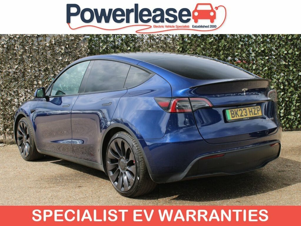Tesla Model Y Suv BK23HZP Blue #3