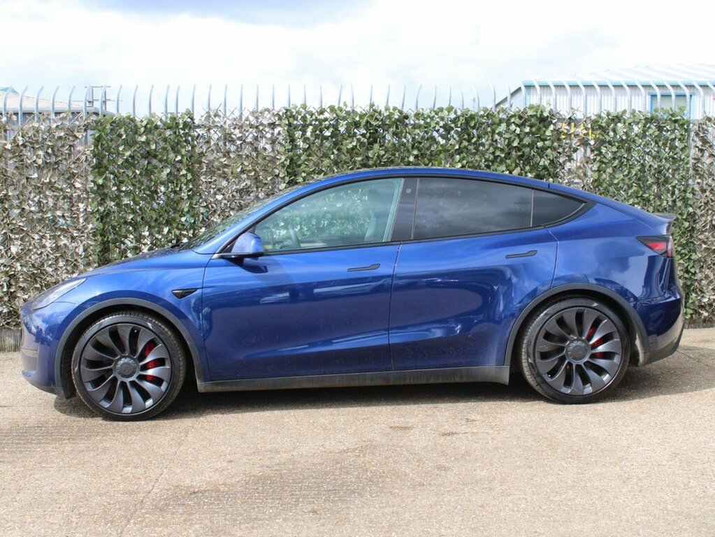Tesla Model Y Suv BK23HZP Blue #6