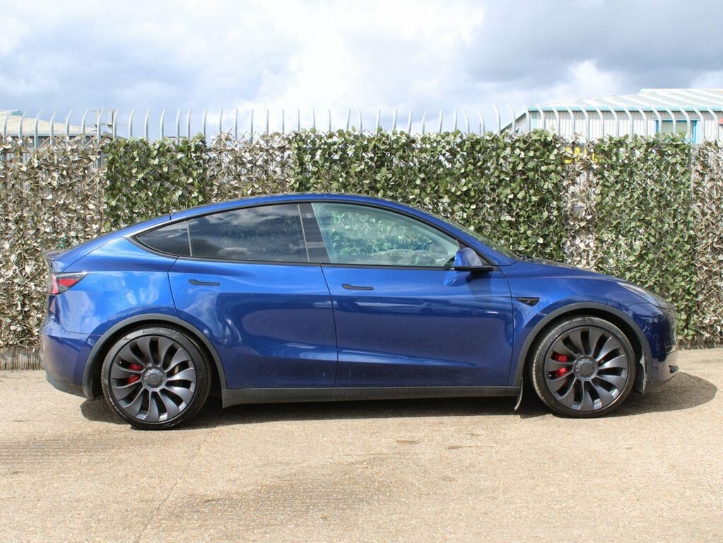 Tesla Model Y Suv BK23HZP Blue #5