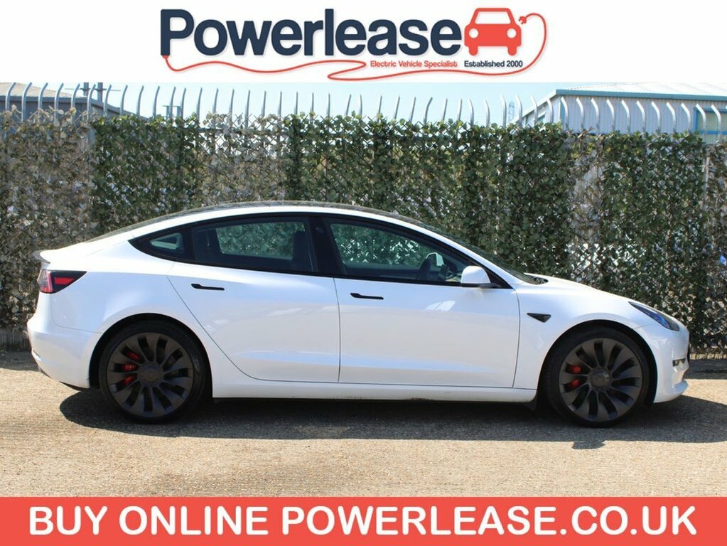 Tesla Model 3 Saloon GJ22MTF White #2