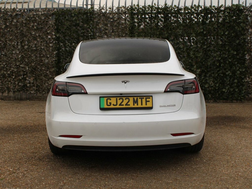 Tesla Model 3 Saloon GJ22MTF White #5