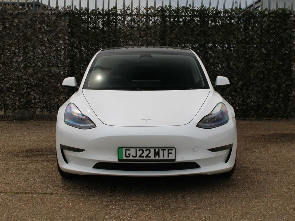 Tesla Model 3 Saloon GJ22MTF White #4