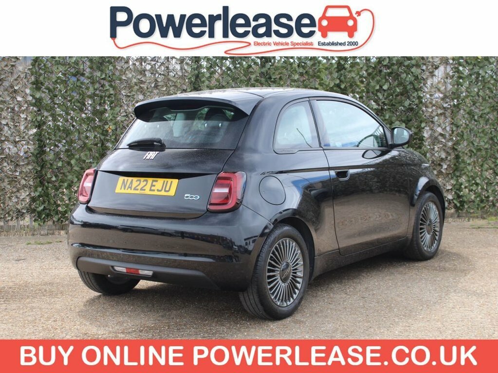 Fiat 500E Hatchback Black #2