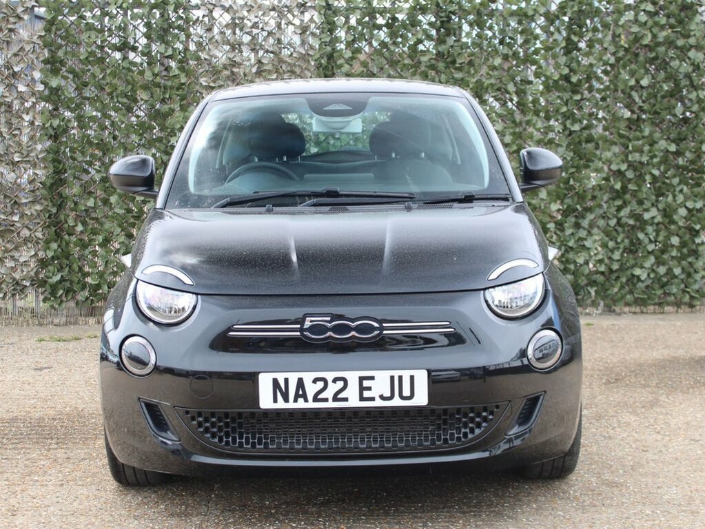 Fiat 500E Hatchback Black #5