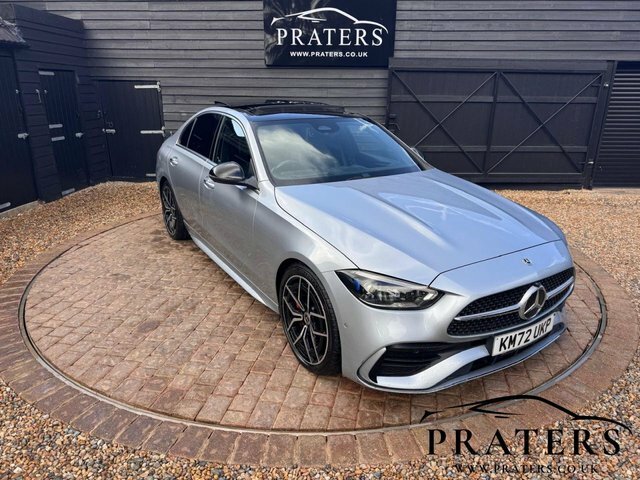Mercedes-Benz C Class C220dh Mhev Amg Line KM72UKP Silver #5