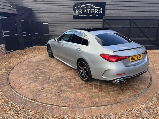 Mercedes-Benz C Class C220dh Mhev Amg Line KM72UKP Silver #4