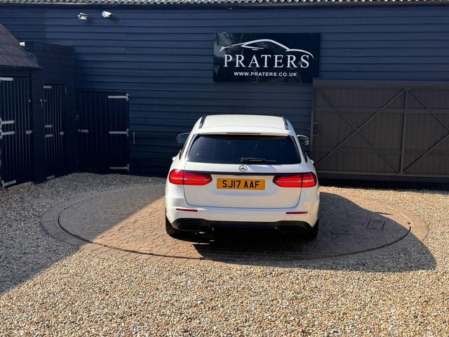 Mercedes-Benz E Class E220d Amg Line Estate SJ17AAF White #3