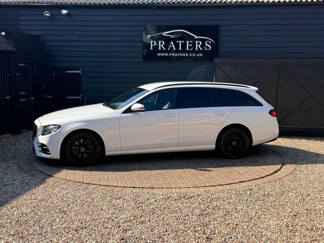 Mercedes-Benz E Class E220d Amg Line Estate SJ17AAF White #5