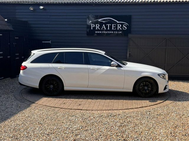 Mercedes-Benz E Class E220d Amg Line Estate SJ17AAF White #4