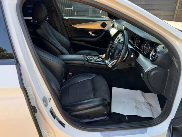 Mercedes-Benz E Class E220d Amg Line Estate SJ17AAF White #6
