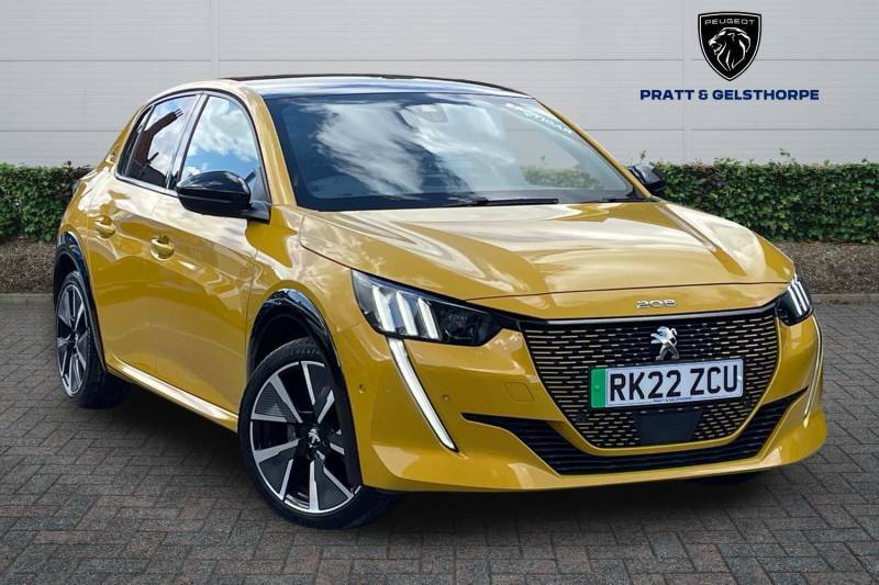 Peugeot e-208 100Kw Gt Premium 50Kwh - 2022 22 Yellow