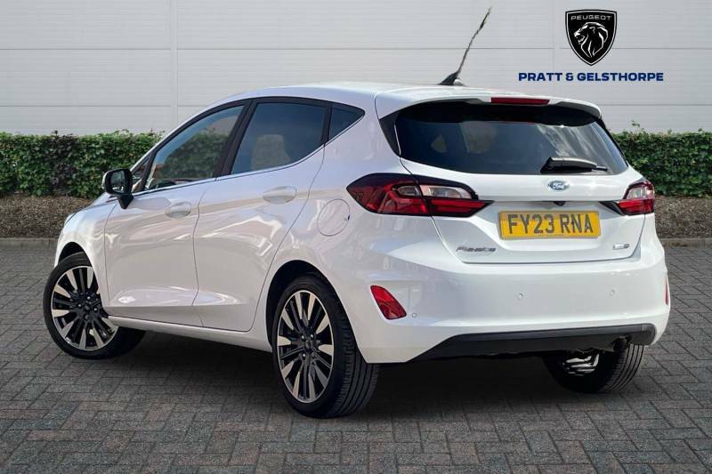 Ford Fiesta 1.0 Ecoboost Hbd Mhev 125 Titanium X - 2023 2 FY23RNA White #3