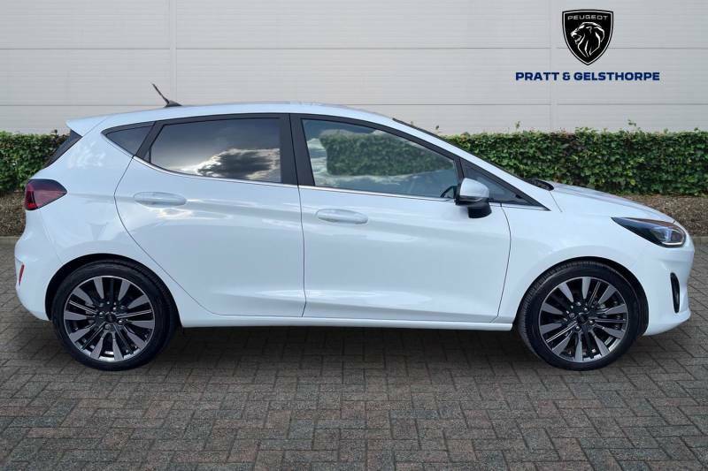 Ford Fiesta 1.0 Ecoboost Hbd Mhev 125 Titanium X - 2023 2 FY23RNA White #4