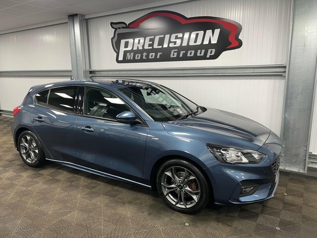 Ford Focus Ecoboost St-line Euro 6 YV19DWF Blue #4