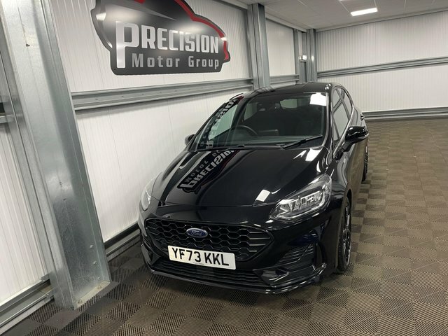 Ford Fiesta Ecoboost Mhev St-line Edition YF73KKL Black #4