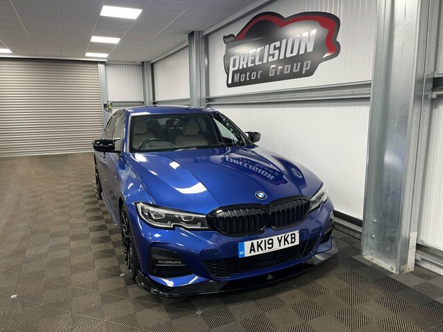 BMW 3 Series 330I M Sport AK19YKB Blue #2