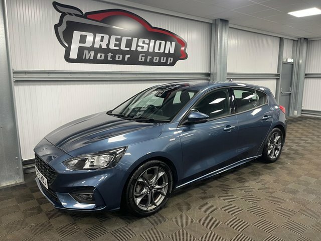 Ford Focus Ecoboost St-line Euro 6 CP19HBJ Blue #4