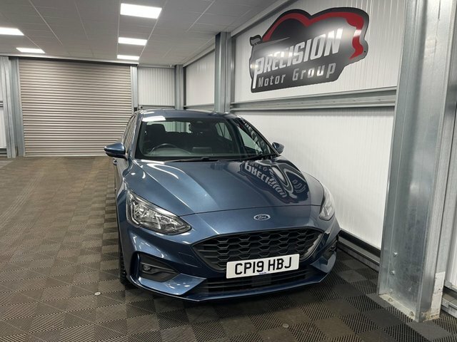 Ford Focus Ecoboost St-line Euro 6 CP19HBJ Blue #3