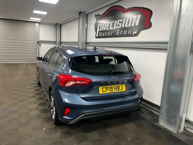 Ford Focus Ecoboost St-line Euro 6 CP19HBJ Blue #5