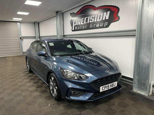 Ford Focus Ecoboost St-line Euro 6 CP19HBJ Blue #2