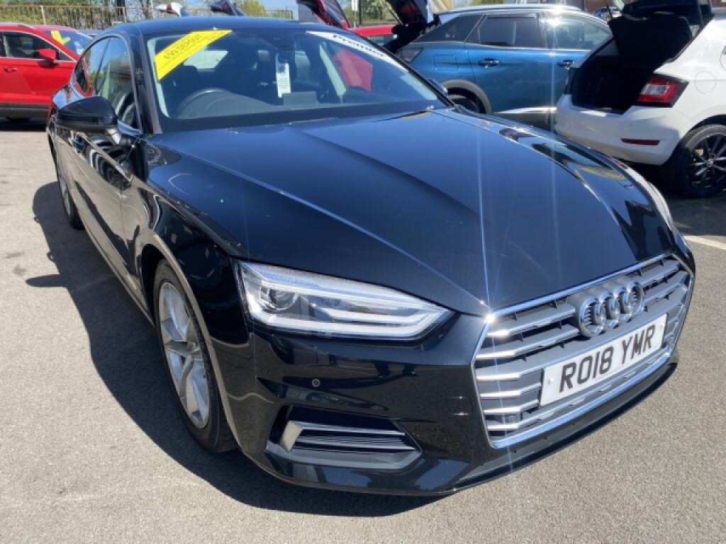 Audi A5 2.0 Sportback Tfsi Sport Mhev RO18YMR Black #2