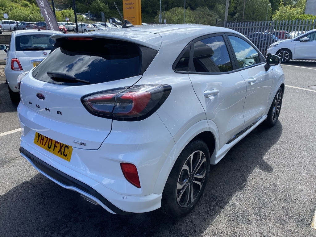 Ford Puma 1.0 St-line Mhev YH70FXC White #4