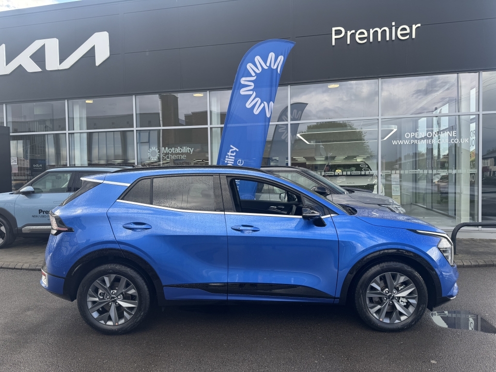 Kia Sportage 1.6 Gt-line S Awd Hybrid Blue #4