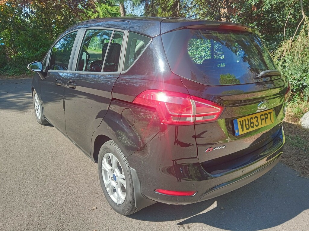 Ford B-Max 1.6 Tdci Zetec 2013 VU63FPT Black #4
