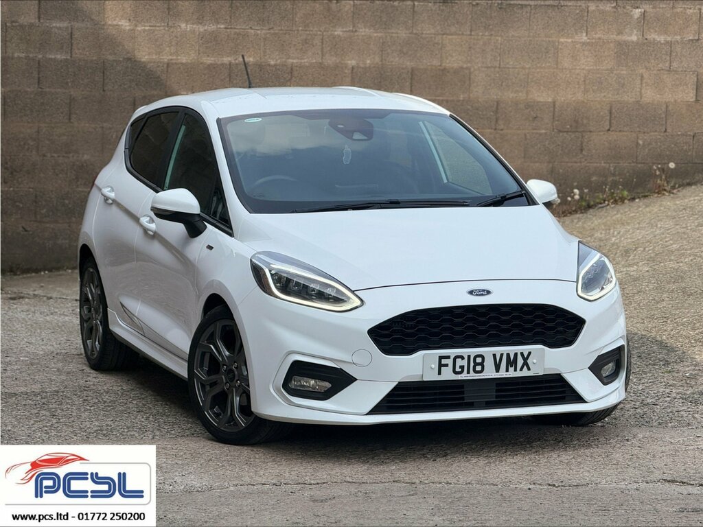 Ford Fiesta 1.0T Ecoboost St-line X Hatchback Manua FG18VMX White #3
