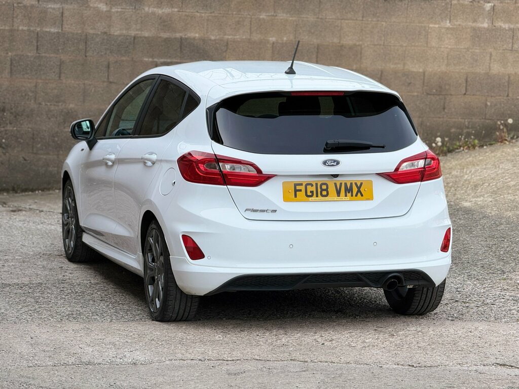 Ford Fiesta 1.0T Ecoboost St-line X Hatchback Manua FG18VMX White #6