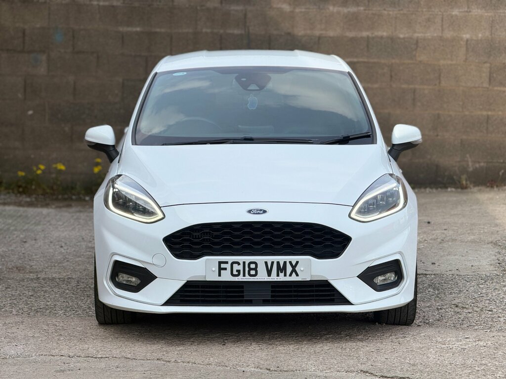 Ford Fiesta 1.0T Ecoboost St-line X Hatchback Manua FG18VMX White #2