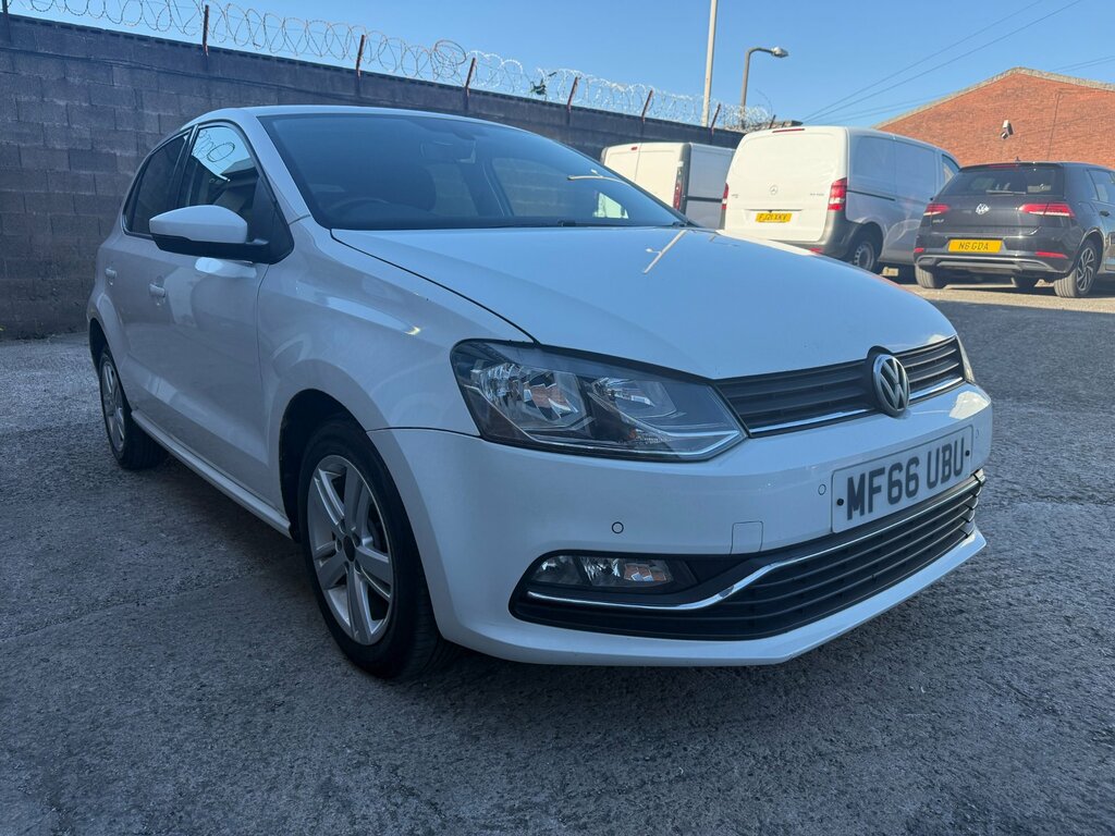 Volkswagen Polo 1.0 Bluemotion Tech Match Hatchback Man MF66UBU White #3