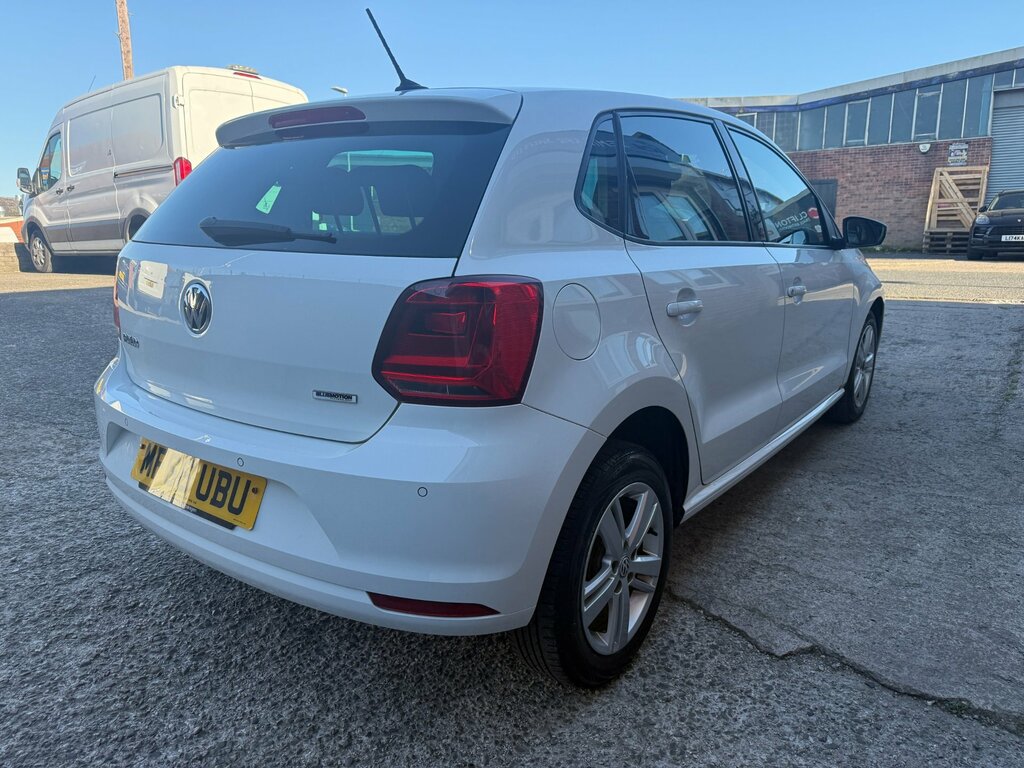 Volkswagen Polo 1.0 Bluemotion Tech Match Hatchback Man MF66UBU White #6