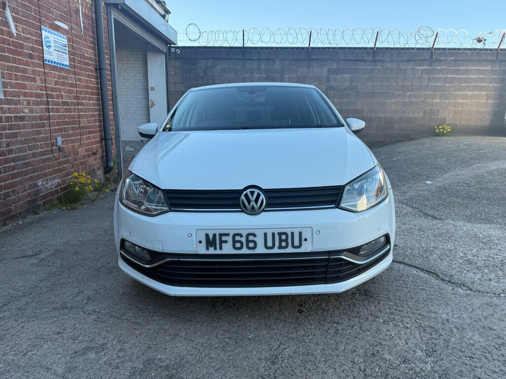 Volkswagen Polo 1.0 Bluemotion Tech Match Hatchback Man MF66UBU White #2