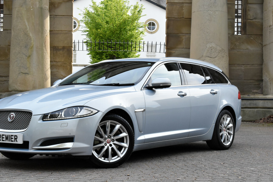 Jaguar XF Premium Luxury Sportbrake Heatd Leather Satna OV14WJY Blue #5