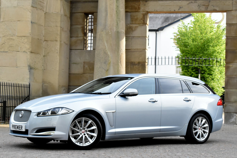 Jaguar XF Premium Luxury Sportbrake Heatd Leather Satna OV14WJY Blue #4