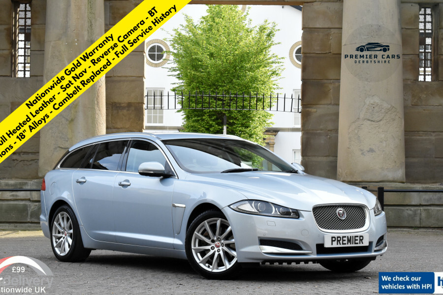 Jaguar XF Premium Luxury Sportbrake Heatd Leather Satna Blue