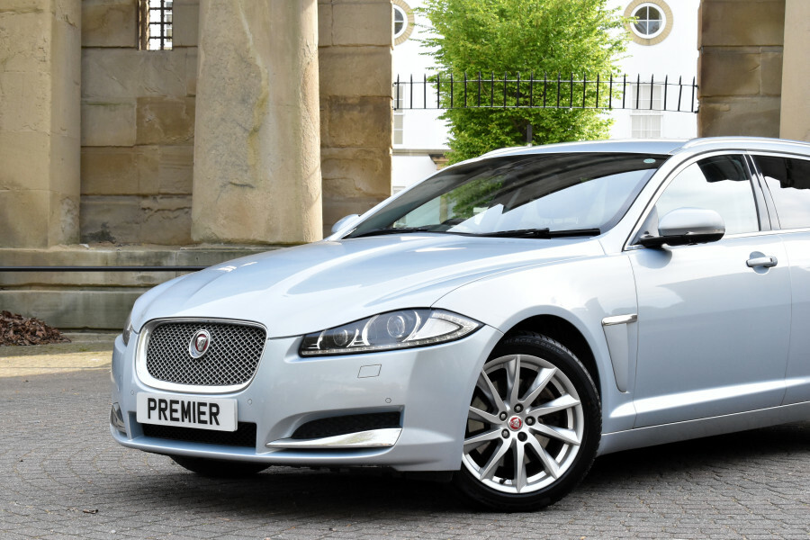 Jaguar XF Premium Luxury Sportbrake Heatd Leather Satna OV14WJY Blue #6