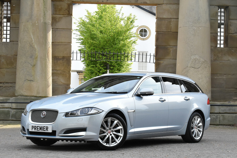 Jaguar XF Premium Luxury Sportbrake Heatd Leather Satna OV14WJY Blue #3