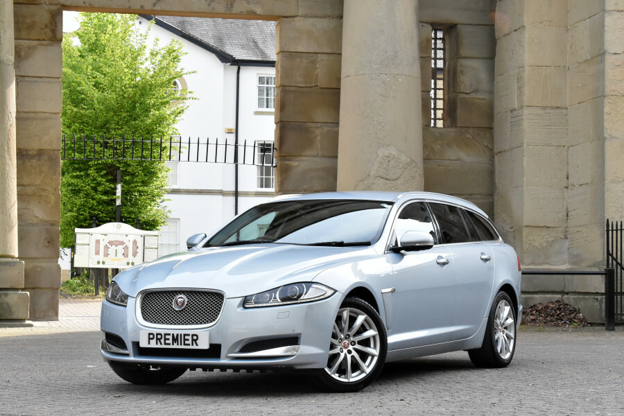Jaguar XF Premium Luxury Sportbrake Heatd Leather Satna OV14WJY Blue #2