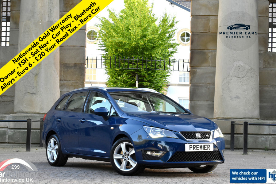 Seat Ibiza Fr St Estate Satnav Carplay 1 Owner Fsh 20 Year T Blue
