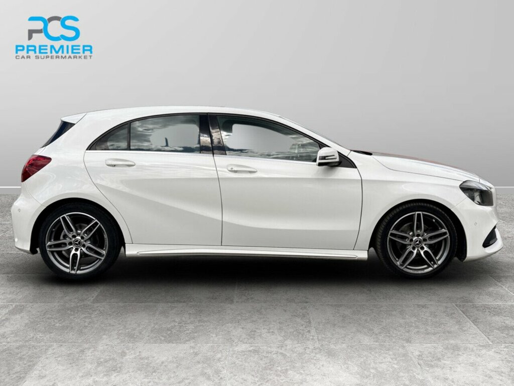 Mercedes-Benz A Class A200d Amg Line YE67WMD White #4