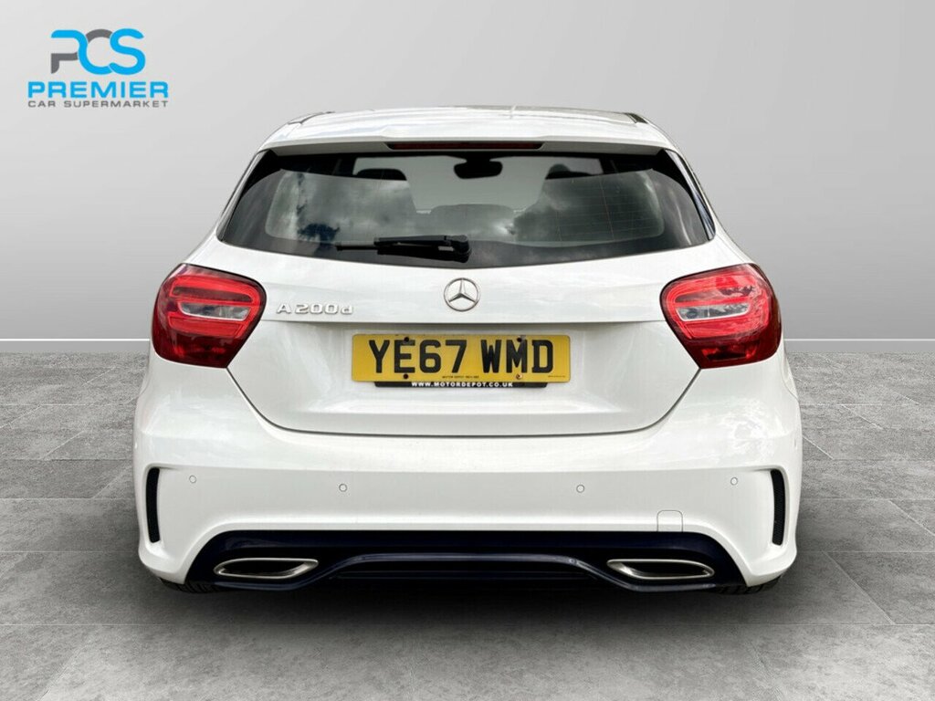 Mercedes-Benz A Class A200d Amg Line YE67WMD White #3